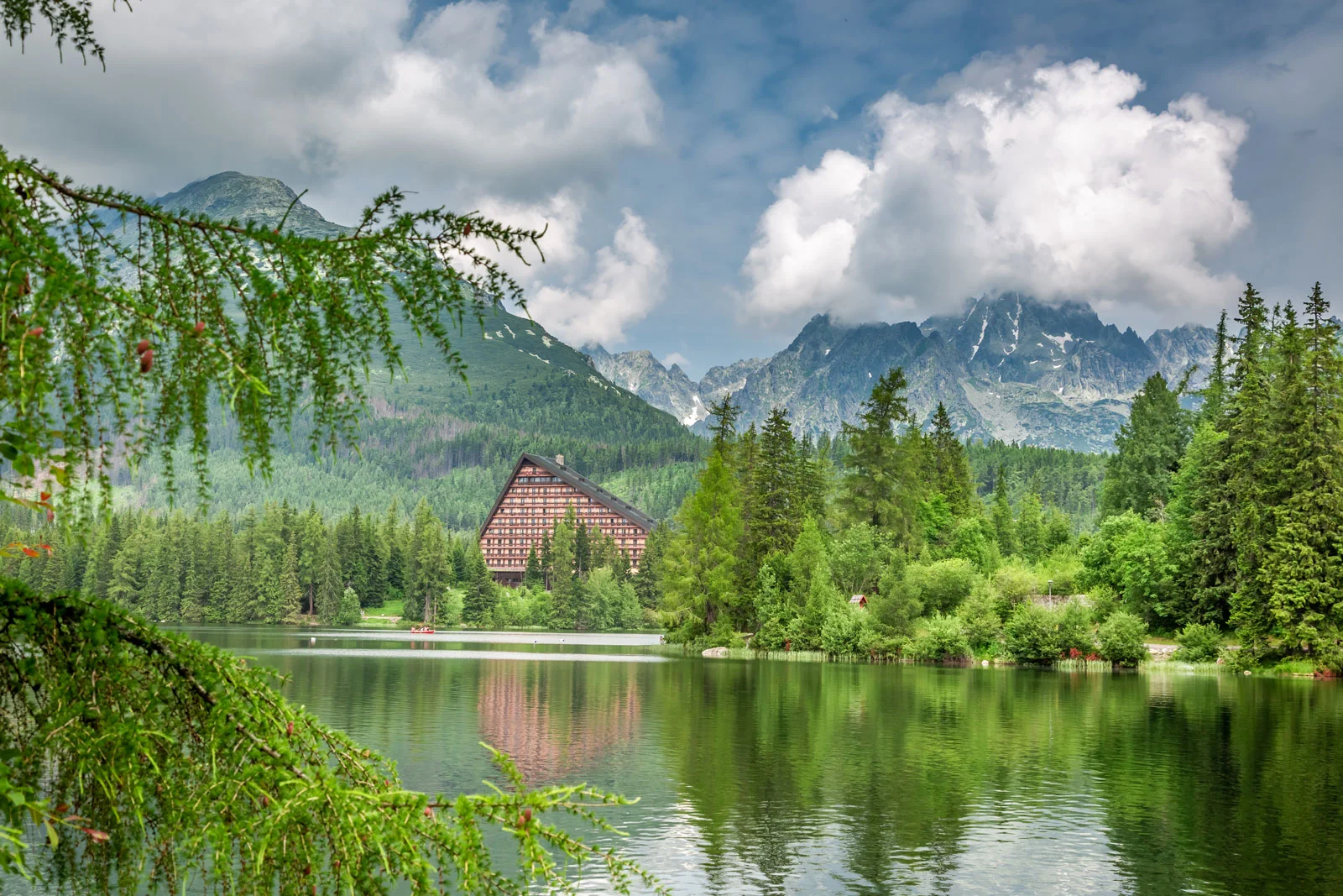 Štrbské Pleso Summer Scenery